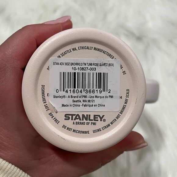 NWT Stanley Flowstate Adventure Quencher H2.0 Travel Tumbler 30 Oz Rose Quartz - Picture 9 of 11